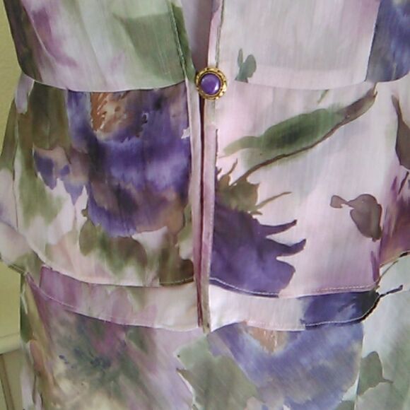 Vintage Studio I Lilac Floral Dress with Jacket. Bonus bag. - Picture 3 of 16